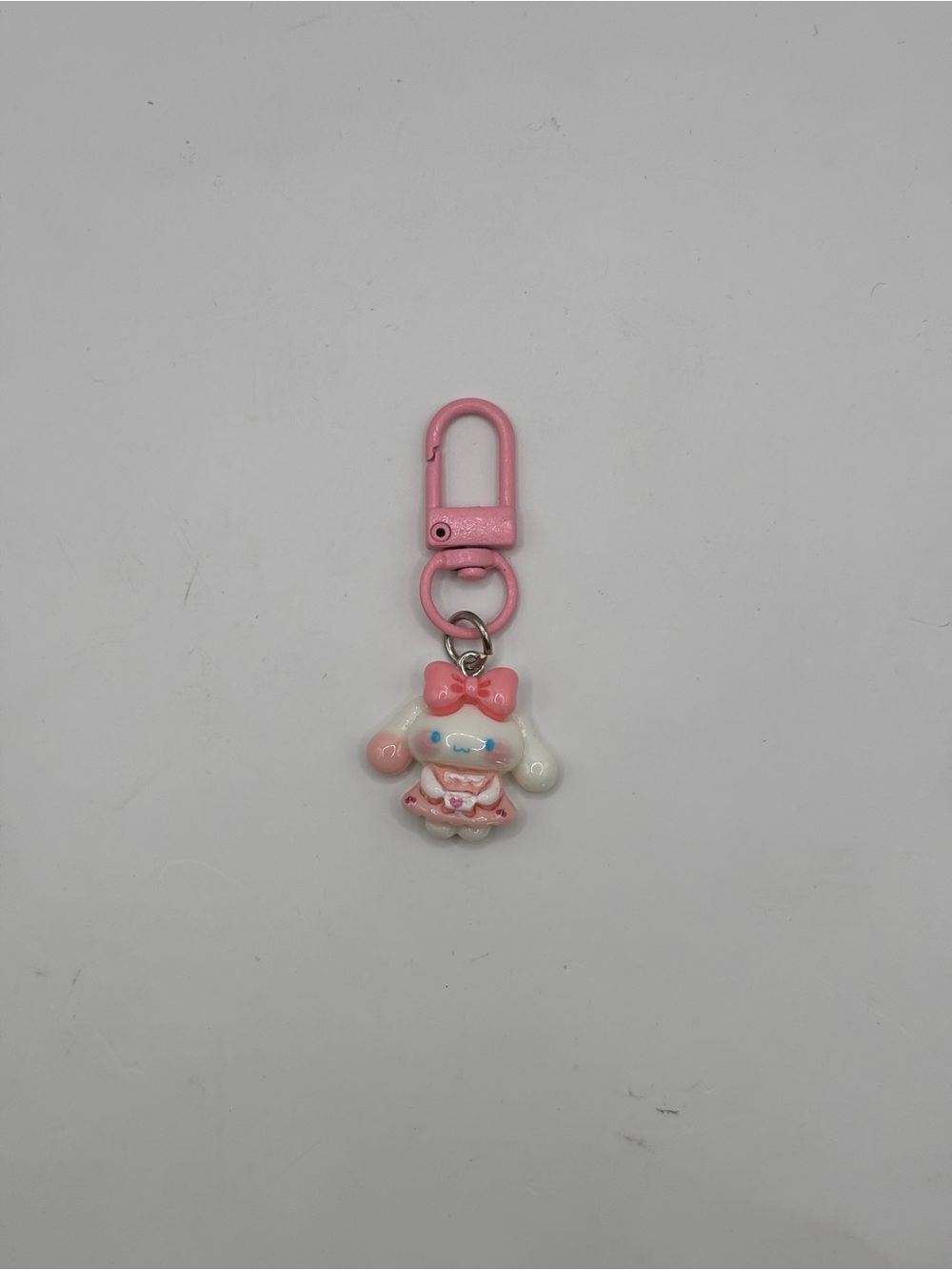 Sanrio Cinnamoroll Pink Bag Charm Keychain Kawaii Cute Access